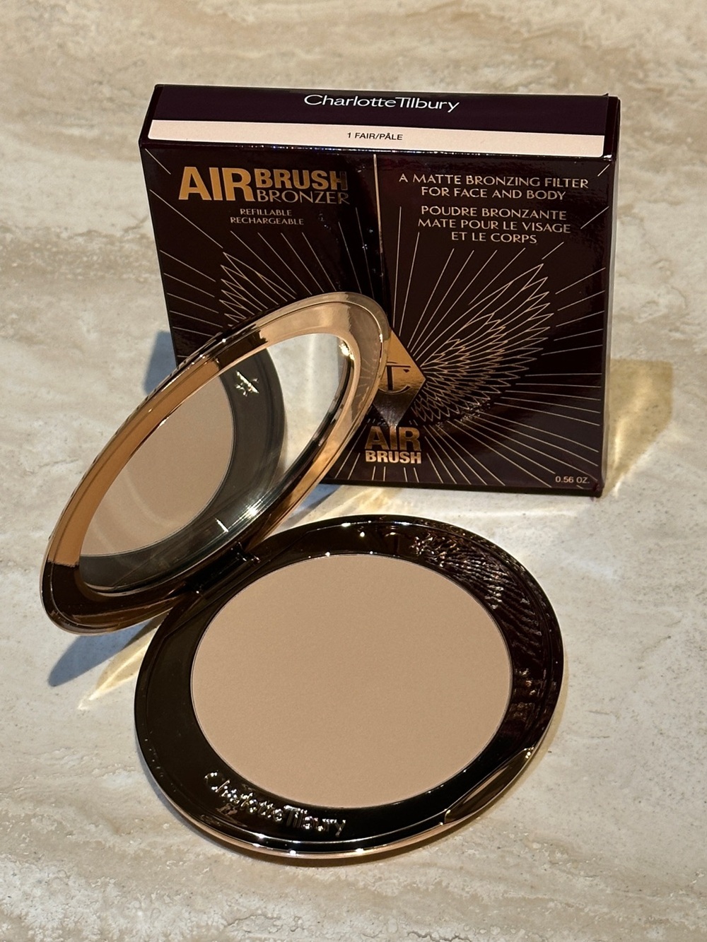 Charlotte Tilbury Airbrush Refillable Airbrush Matte Bronzer - Fair